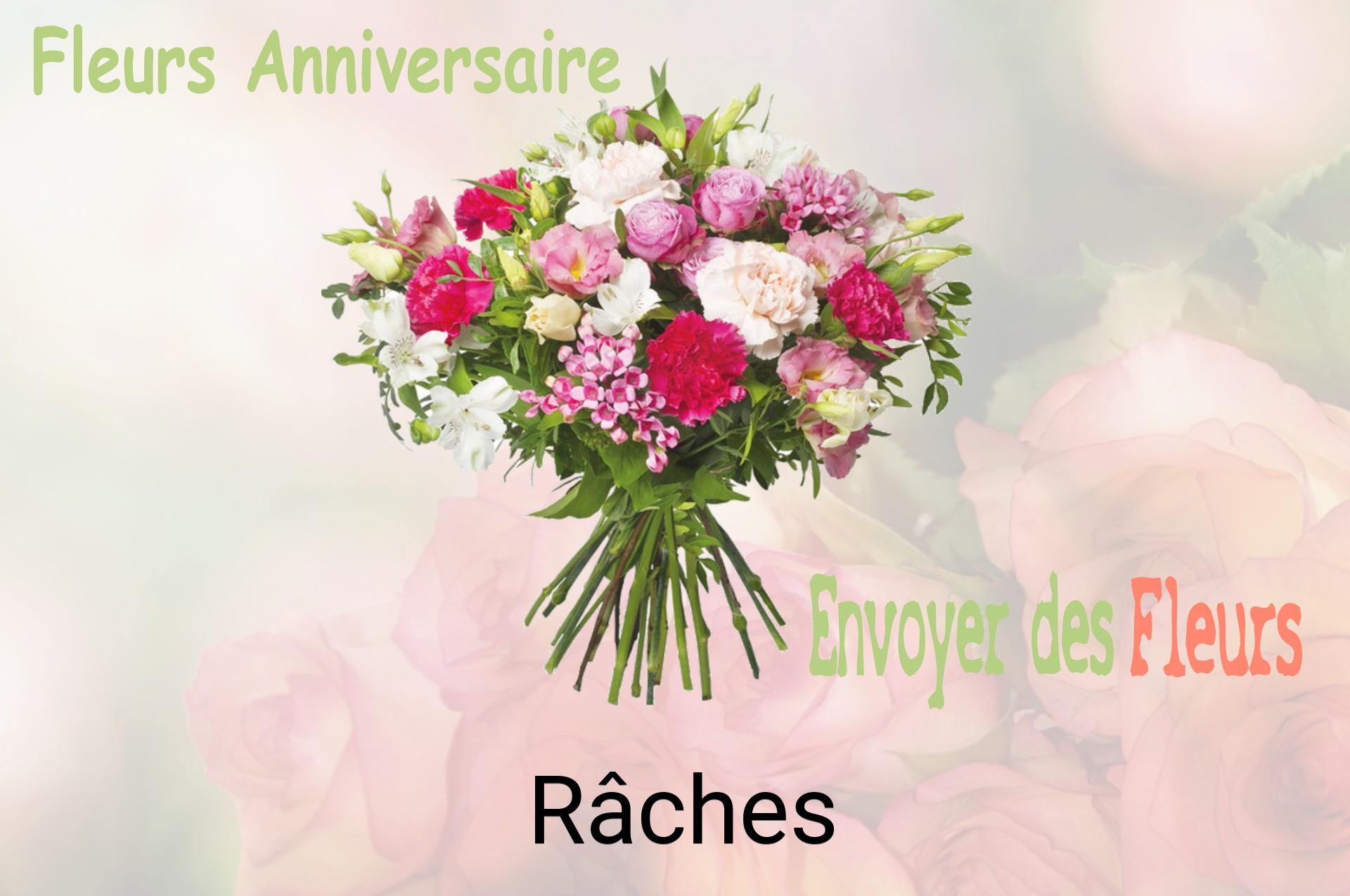 Bouquet de fleurs d’anniversaire livré à Râches